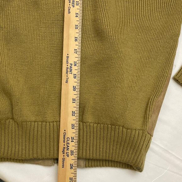 Robert Alexander Italy Leather suede jacket Sz M varsity chore shacket Preppy - Picture 11 of 11